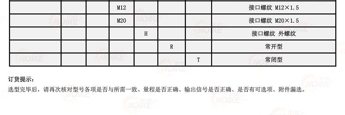 機械式可調(diào)壓力開關NY20系列